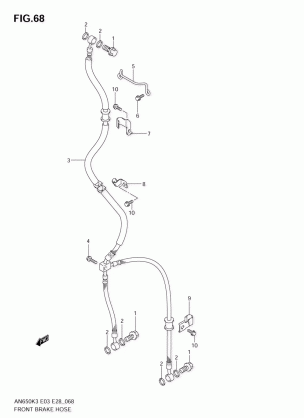 FRONT BRAKE HOSE