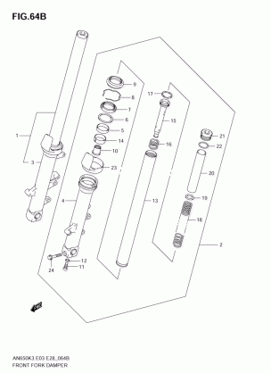 FRONT FORK DAMPER (MODEL K5)