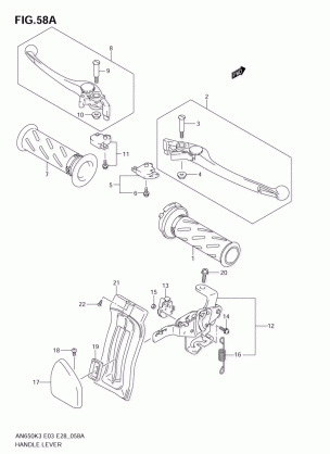 HANDLE LEVER (MODEL K5)