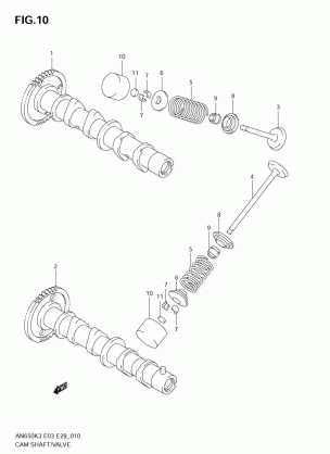 CAM SHAFT / VALVE