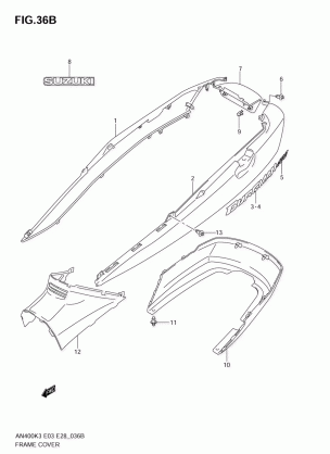 FRAME COVER (AN400K5 / K6)