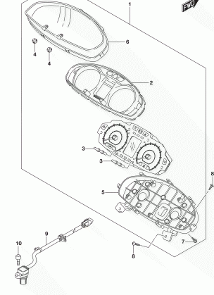 SPEEDOMETER (UH200AL5 P33)