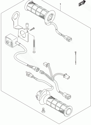 GRIP HEATER SET (OPTIONAL:UH200AL5 P28)