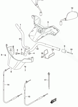 HANDLEBAR (UH200AL5 P28)