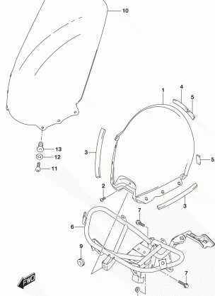 WIND SCREEN (UH200AL5 P28)