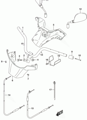 HANDLEBAR (UH200AL5 P33)