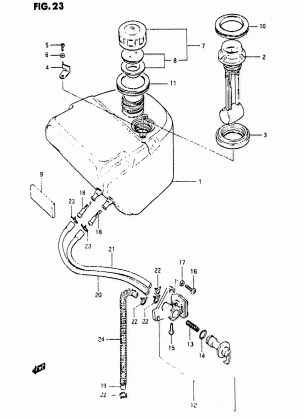 FUEL TANK (MODEL Z)