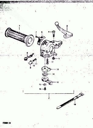 REAR BRAKE - HANDLE SWITCH