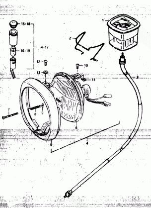 SPEEDOMETER - HEADLAMP