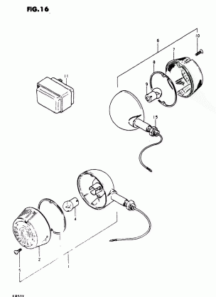 TURN SIGNAL LAMP (FA50X