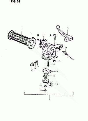 LEFT HANDLE SWITCH (ASCOT)