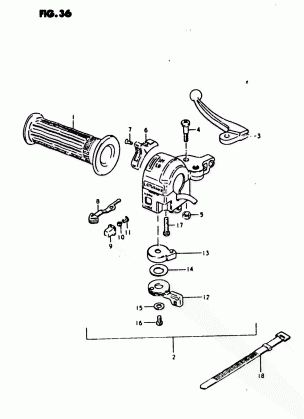 REAR BRAKE - HANDLE SWITCH (FZ50X)