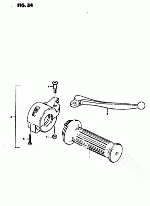 FRONT BRAKE - HANDLE SWITCH