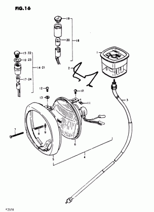 SPEEDOMETER - HEADLAMP