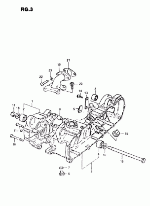 CRANKCASE (FZ50X)