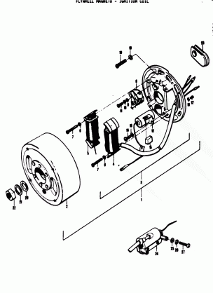 FLYWHEEL MAGNETO - IGNITION COIL