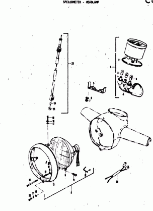 SPEEDOMETER - HEADLAMP