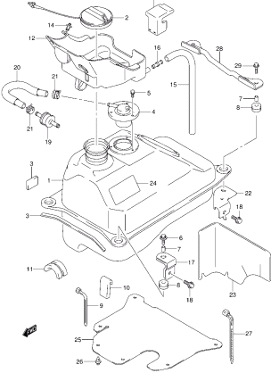 FUEL TANK (AN400AL4 E33)