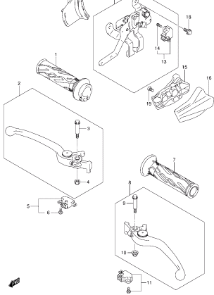 HANDLE LEVER (AN650L4 E03)