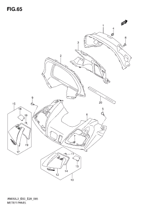 METER PANEL (AN650ZL3 E28)