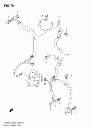 FRONT BRAKE HOSE