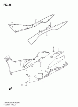 SIDE LEG SHIELD (AN400A L2 E33)