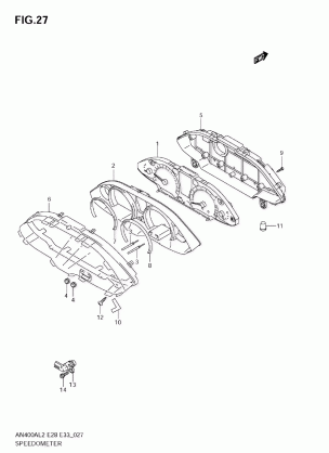 SPEEDOMETER (AN400A L2 E33)