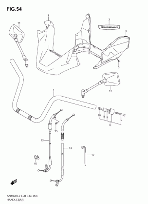 HANDLEBAR (AN400ZA L2 E28)