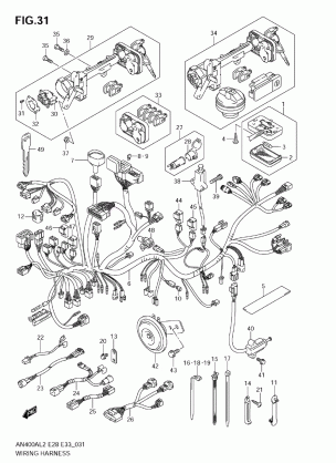 WIRING HARNESS (AN400A L2 E33)