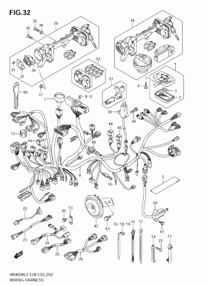 WIRING HARNESS (AN400ZA L2 E28)