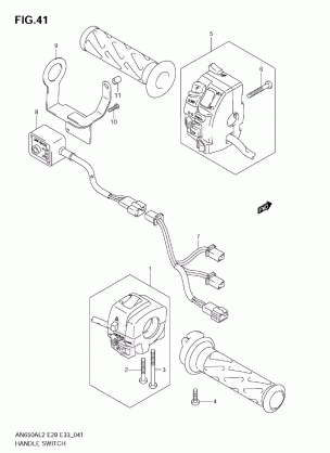 HANDLE SWITCH (AN650A L2 E28)