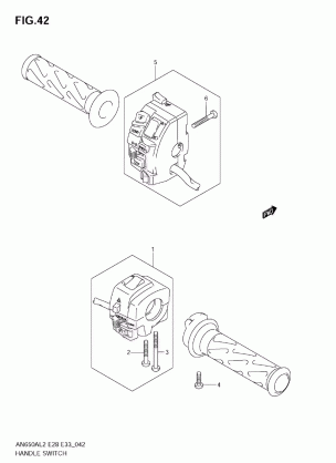 HANDLE SWITCH (AN650A L2 E33)