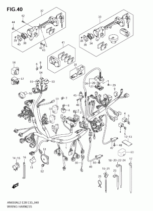 WIRING HARNESS (AN650A L2 E33)