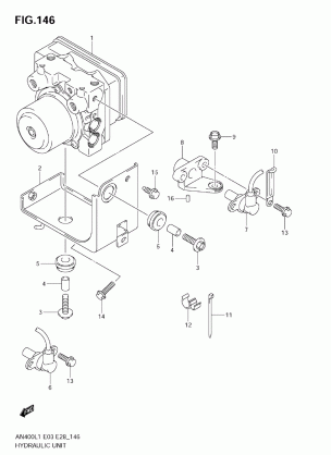 HYDRAULIC UNIT (AN400ZA L1 E33)