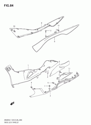 SIDE LEG SHIELD (AN400A L1 E33)