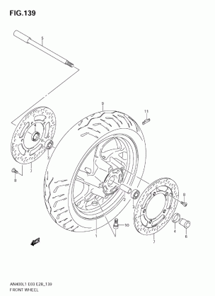 FRONT WHEEL (AN400 L1 E3)