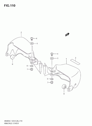 KNUCKLE COVER (AN400ZA L1 E28)