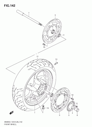 FRONT WHEEL (AN400ZA L1 E28)