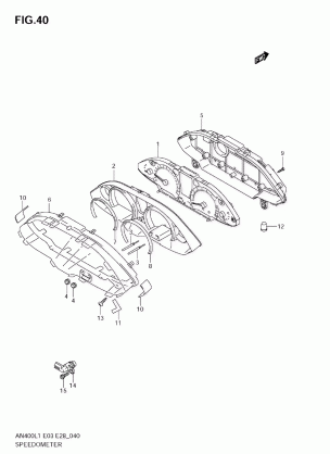 SPEEDOMETER (AN400A L1 E33)