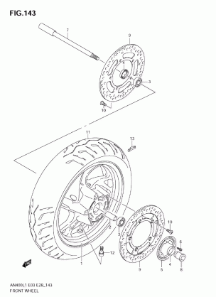 FRONT WHEEL (AN400ZA L1 E33)