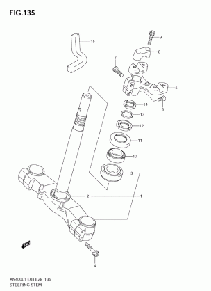 STEERING STEM (AN400 L1 E33)