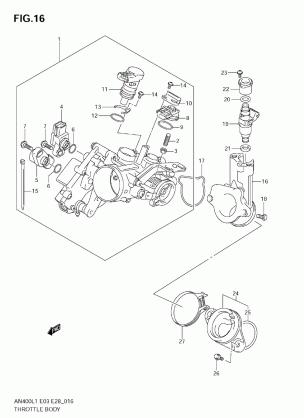 THROTTLE BODY (AN400 L1 E3)