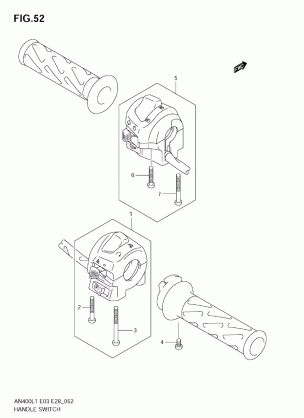 HANDLE SWITCH (AN400A L1 E33)