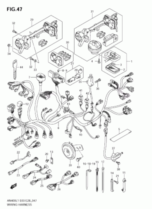 WIRING HARNESS (AN400A L1 E33)