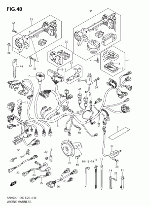 WIRING HARNESS (AN400ZA L1 E28)