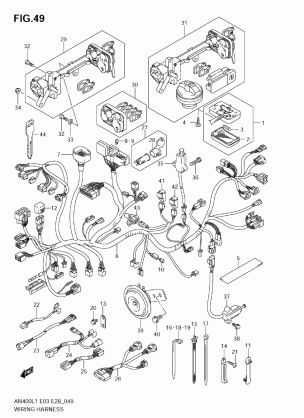 WIRING HARNESS (AN400ZA L1 E33)