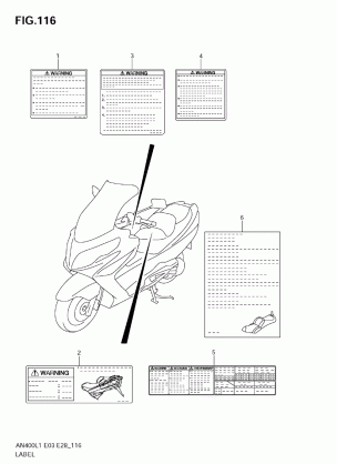 LABEL (AN400ZA L1 E28)