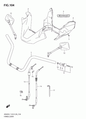 HANDLEBAR (AN400ZA L1 E33)