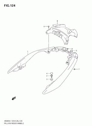 PILLION RIDER HANDLE (AN400 L1 E3)