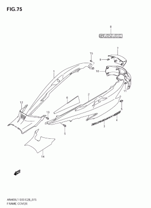 FRAME COVER (AN400ZA L1 E33)